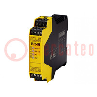 Module: safety relay; ESR5; 230VAC; IN: 3; for DIN rail mounting