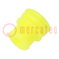 Accessories: gasket for wire; MCP 6.3/4.8K,SPT; yellow
