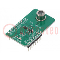 Click board; Prototypenplatine; Komp: GUVC-T21GH; UVC-Diode