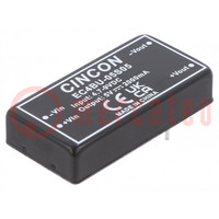 Converter: DC/DC; 10W; Uin: 4.7÷9V; Uout: 5VDC; Iout: 2000mA; THT