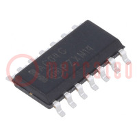 IC: digital; NOT; Ch: 6; IN: 1; CMOS; SMD; SO14; 2÷6VDC; -40÷85°C; tube
