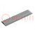 Closed cable trunkings; grey; L: 1m; Mat: PVC; H: 9.5mm; W: 40mm; 85°C