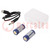 Accu: Li-Ion; 16340; 3,6V; 800mAh; Ø16,7x36mm; Set: USB-kabel; 2st.
