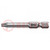 Screwdriver bit; Torx® with protection; T30H; Overall len: 70mm