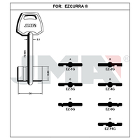 Llave de gorja latón EZ-5G