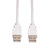 VALUE USB 2.0 Kabel, Typ A-A, weiß, 4,5 m