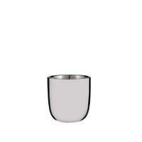 MACETERO CHAZ REDONDO PLATA Ø11,5X11,5CM
