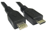 Cables Direct USB2-164 USB cable 1.8 m USB 2.0 Micro-USB A Micro-USB B Black