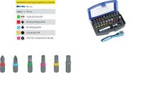 HEYTEC Bit-Satz-Box, bestückt, 32-teilig, Mini-Bit-Knarre (11650018)