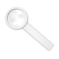 Artikelbild Magnifying glass with handle "Handle 5 x", white