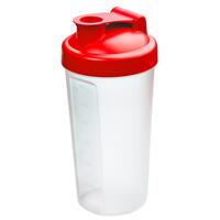 Artikelbild Shaker "Protein", 0,60 l, standard-rot/transparent