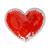 Artikelbild cooling/heating pad "Bead", heart, red
