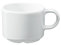 Espresso-Obertasse Melbourne; 100ml, 6.2x4.7 cm (ØxH); weiß; rund; 6 Stk/Pck