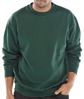 Beeswift Polycotton Sweatshirt Bottle Green 4XL