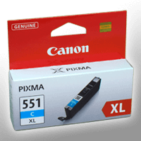 Canon Tinte 6444B001 CLI-551XLC cyan