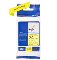 Spezialband Flexi-Tapes TZe-FX651, schwarz auf gelb Bild1