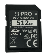 i-PRO WV-SDA512G memory card 512 GB SDXC 3D NAND Class 10