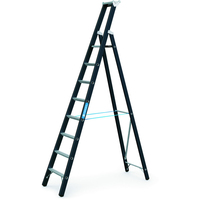 Zarges 41149 ladder Vouwladder Zwart