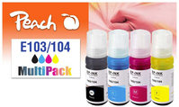 Peach 321330 Druckerpatrone Kompatibel Standardertrag Schwarz, Cyan, Magenta, Gelb