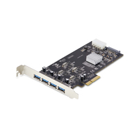 StarTech.com P5Q4A-USB-CARD scheda di interfaccia e adattatore Interno USB 3.2 Gen 1 (3.1 Gen 1)