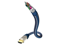 Inakustik 00423015 HDMI-Kabel 1,5 m HDMI Typ A (Standard) Blau