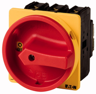 Eaton P3-100/EA/SVB/HI11 interruptor eléctrico Toggle switch 3P Negro, Rojo, Amarillo