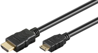 Goobay 31930 HDMI kabel 1 m HDMI Type A (Standaard) HDMI Type C (Mini) Zwart