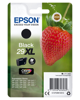 Epson Strawberry C13T29914012 tintapatron 1 dB Eredeti Nagy (XL) kapacitású Fekete