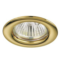 Brumberg 2033.05 Lichtspot Einbaustrahler Gold GX5.3 Halogen 50 W