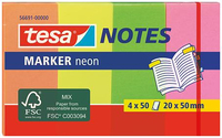 TESA 56691 zelfklevend notitiepapier Rechthoek Meerkleurig Zelfplakkend