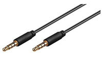 Microconnect IPOD013 kabel audio 3 m 3.5mm Czarny