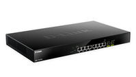 D-Link DMS-1100-10TP hálózati kapcsoló Vezérelt L2 2.5G Ethernet (100/1000/2500) Ethernet-áramellátás (PoE) támogatása 1U Fekete