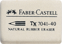 Faber-Castell 7041-40 Radierer Weiß