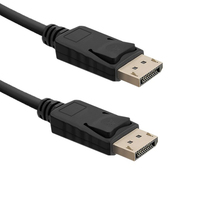 Qoltec DisplayPort male / DisplayPort male 1,5 M Fekete