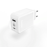 Hama 00183320 mobile device charger Mobile phone, Smartphone White AC Fast charging Indoor