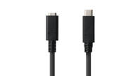 iogear G2LU3CMF USB kábel 0,3 M USB 3.2 Gen 1 (3.1 Gen 1) USB C Fekete