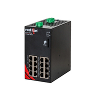 Red Lion NT24K-16TX network switch Managed Gigabit Ethernet (10/100/1000) Black