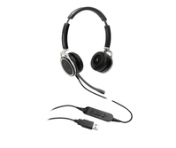 Grandstream Networks GUV3005 słuchawki/zestaw słuchawkowy Przewodowa Opaska na głowę USB Typu-A Czarny