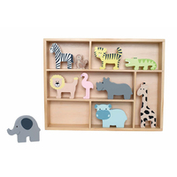 JaBaDaBaDo Shelfs with safari animals