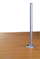 Lindy 700mm Desk Grommet Clamp Pole, Silver