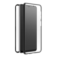 Hama 360° Glass coque de protection pour téléphones portables 16,5 cm (6.5") Housse Noir, Transparent