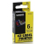 Casio XR-6YW1 Etiketten erstellendes Band Schwarz auf gelb