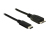 DeLOCK 1m USB 3.1 USB kábel USB 3.2 Gen 2 (3.1 Gen 2) USB C Micro-USB B Fekete