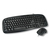 MCL ACK-2012/N teclado USB AZERTY Francés Negro