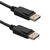 Qoltec DisplayPort male / DisplayPort male 2 M Fekete