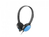 uGo USL-1221 słuchawki/zestaw słuchawkowy Przewodowa Opaska na głowę Biuro/centrum telefoniczne Czarny, Niebieski