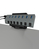 ICY BOX IB-MSA106-HH Passieve houder USB-hub Zwart