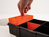 DeLOCK 18419 Aufbewahrungsbox Rechteckig Kunststoff Schwarz, Orange