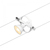 Paulmann 94438 spotlight Rail lighting spot Chrome, White GU5.3