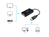Equip 133441 video átalakító kábel 0,24 M DisplayPort DVI-D + VGA (D-Sub) + HDMI Fekete